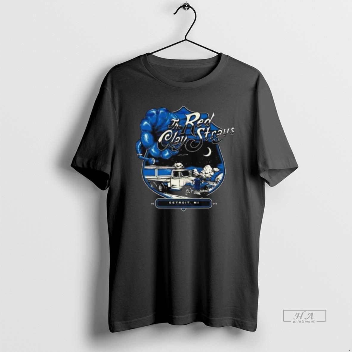 Official Trendy The Red Clay Strays Detroit Mi October 5 2025 Concert Long Sleve Tee Shirt