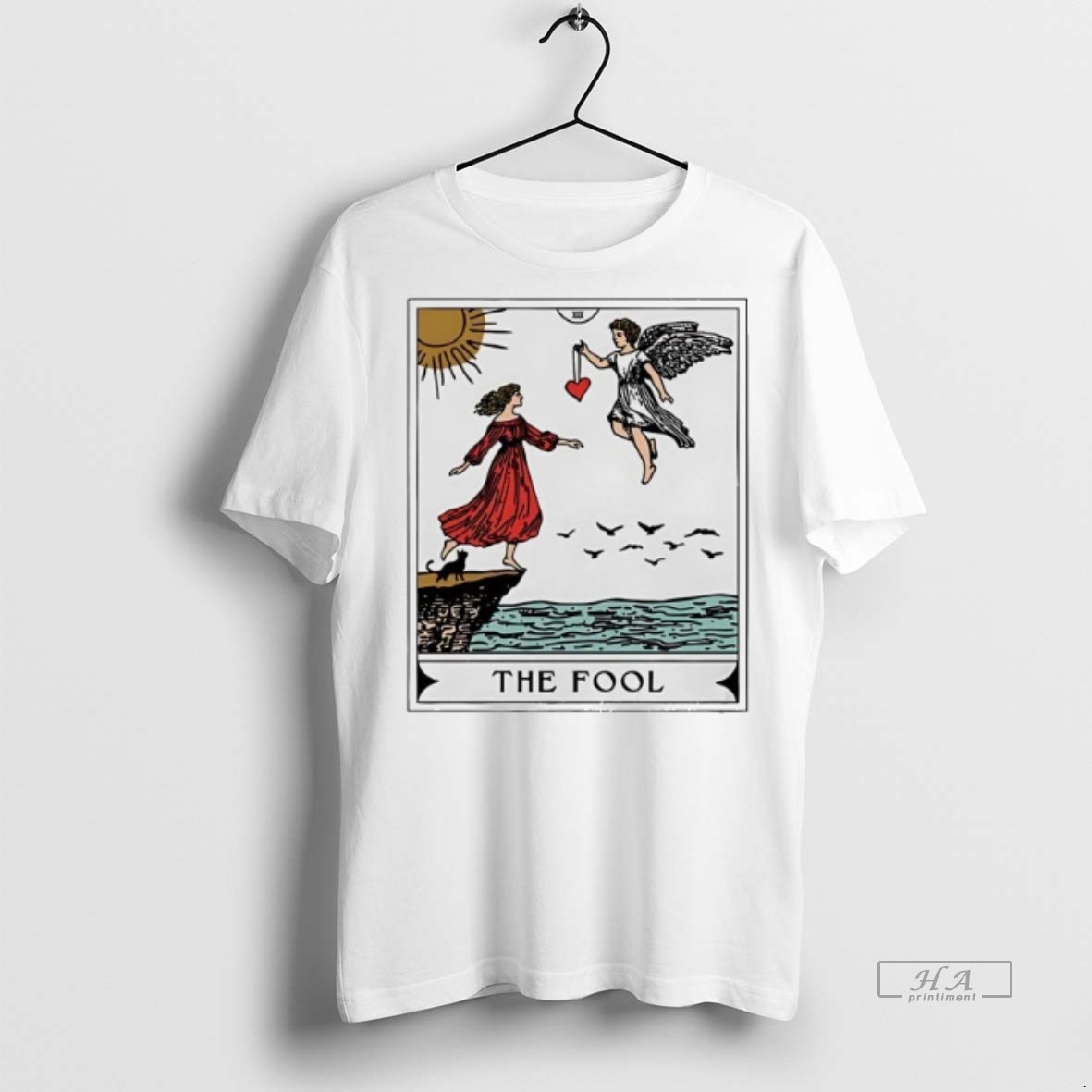 Official Trendy The Fool Tarot Card Angels Valentines Day Tee Sweater Hoodie