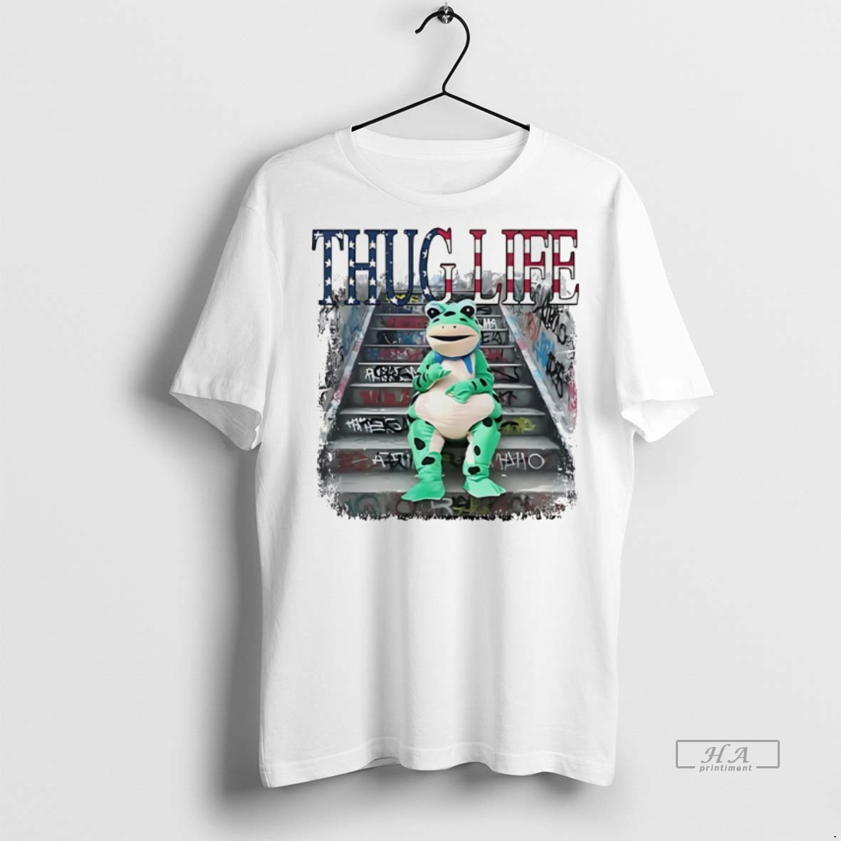 Official Trendy Thug Life Portland Frog Protest Tee Sweater Hoodie