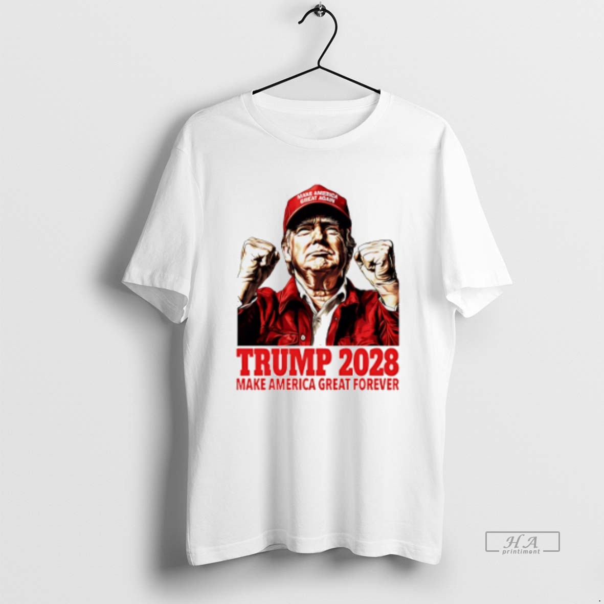 Official Trendy Trump 2028 Make America Great Forever Tee Shirt