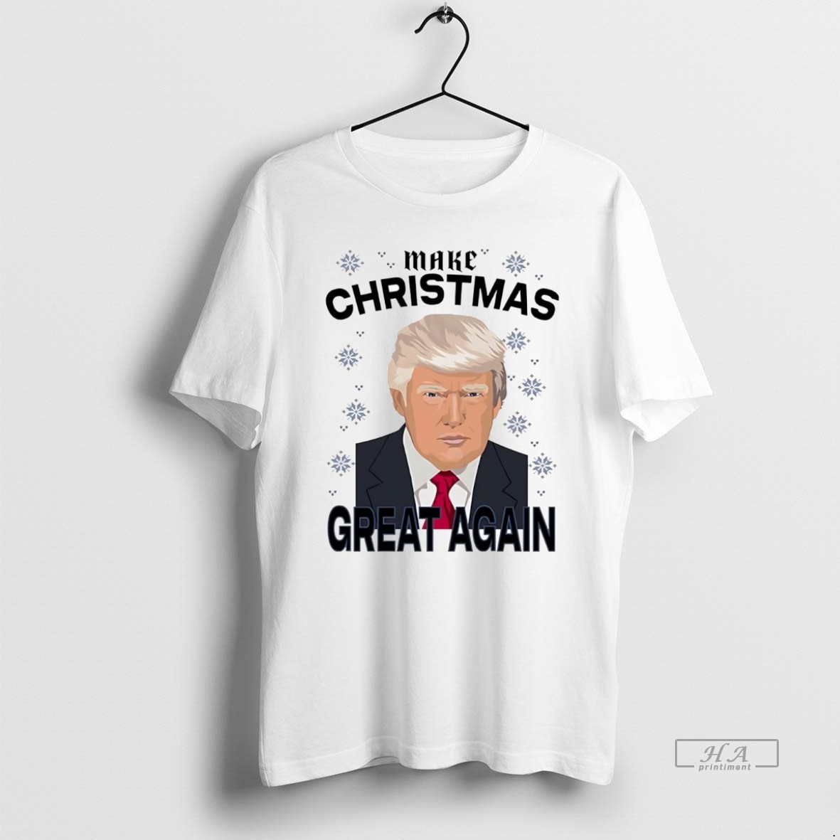 Official Trendy Trump Make Christmas Great Again Tee Shirt