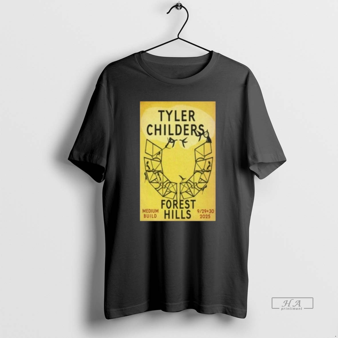 Official Trendy Tyler Childers Two Night Forest Hills Live 2025 Tee Shirt