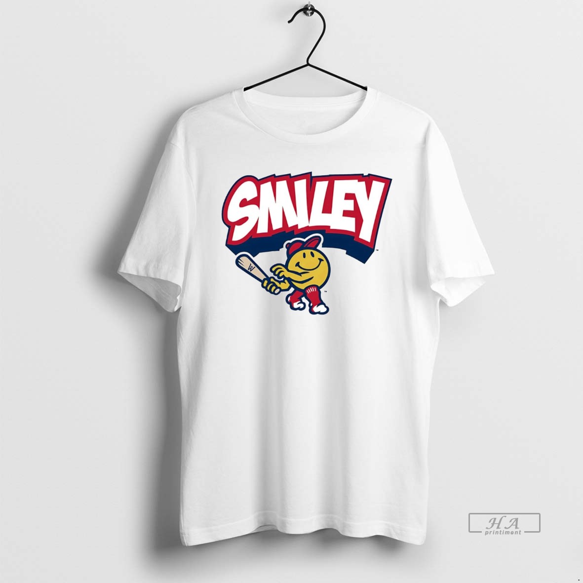 Official Trendy Worcester Red Sox Woosox Smiley Tee Shirt