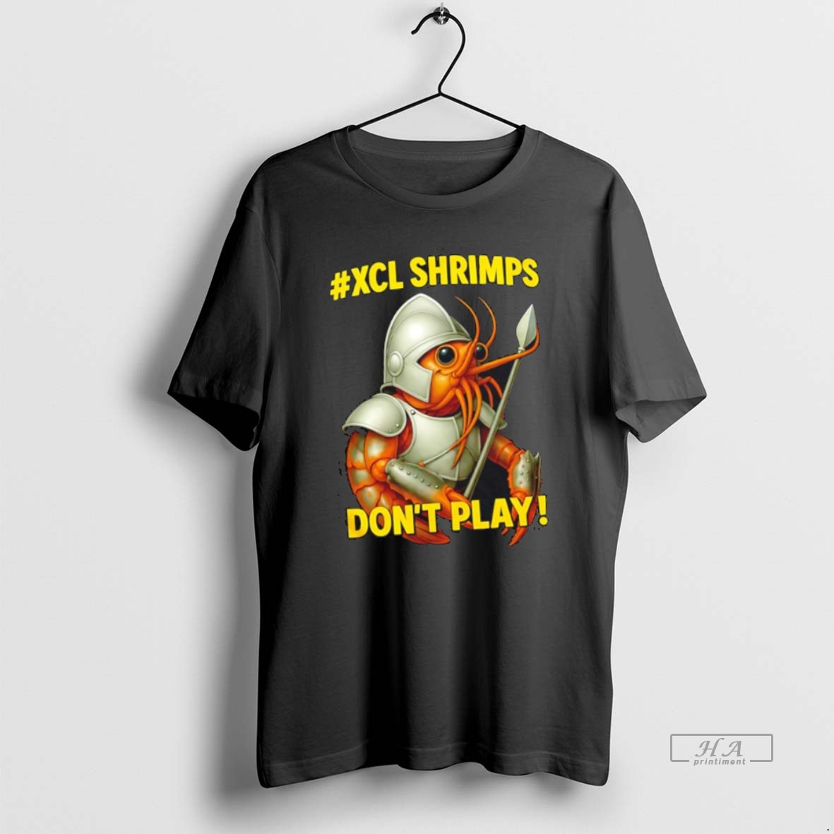 Official Trendy Xcl Shrimps Dont Play Tee Shirt