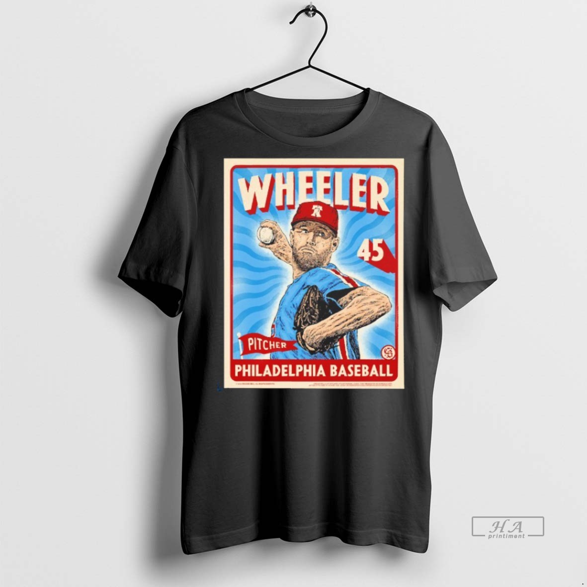 Official Trendy Zack Wheeler Pitcher Philadelphia Phillies No 45 Blackshirt Tee Sweater Hoodie