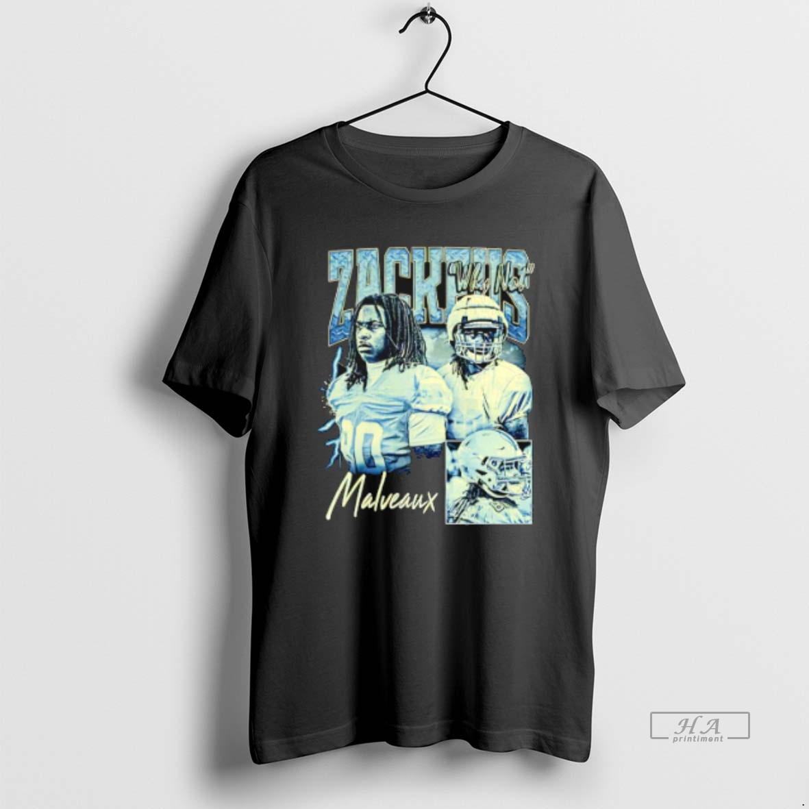 Official Trendy Zackeus Malveaux Why Not Graphic Vintage Tee Shirt