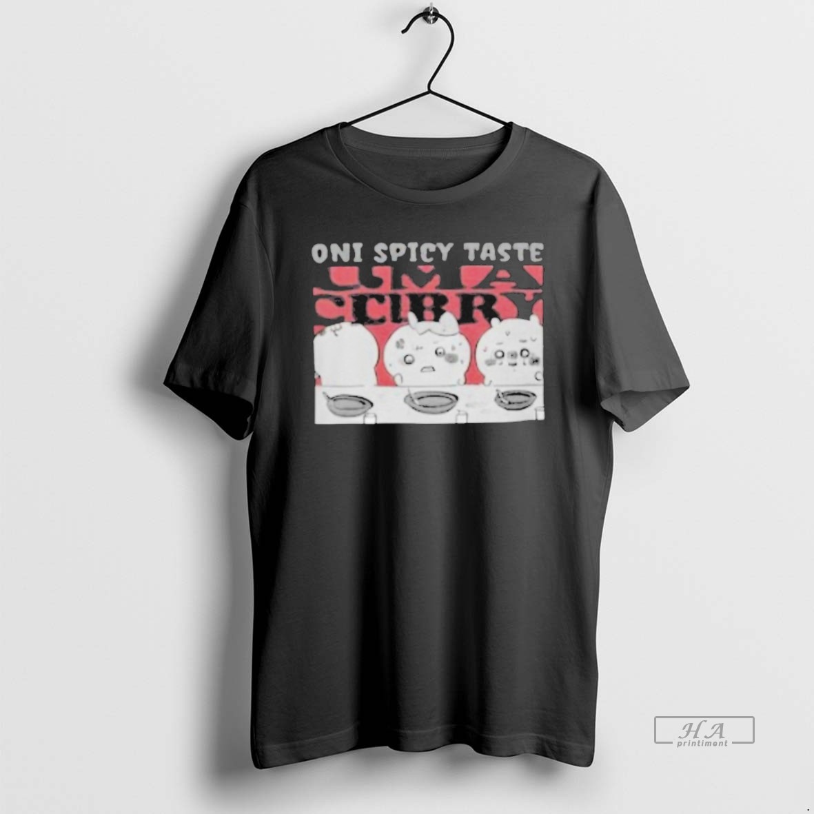 Official Trendy Oni Spicy Taste Uma Curry Tee Shirt