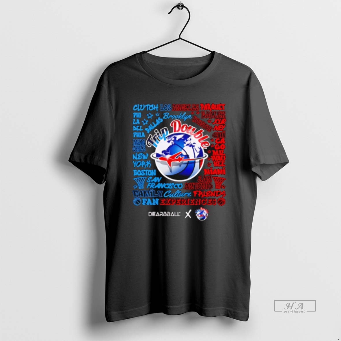 Official Trip Double Words Matter Name Basketball Shirt