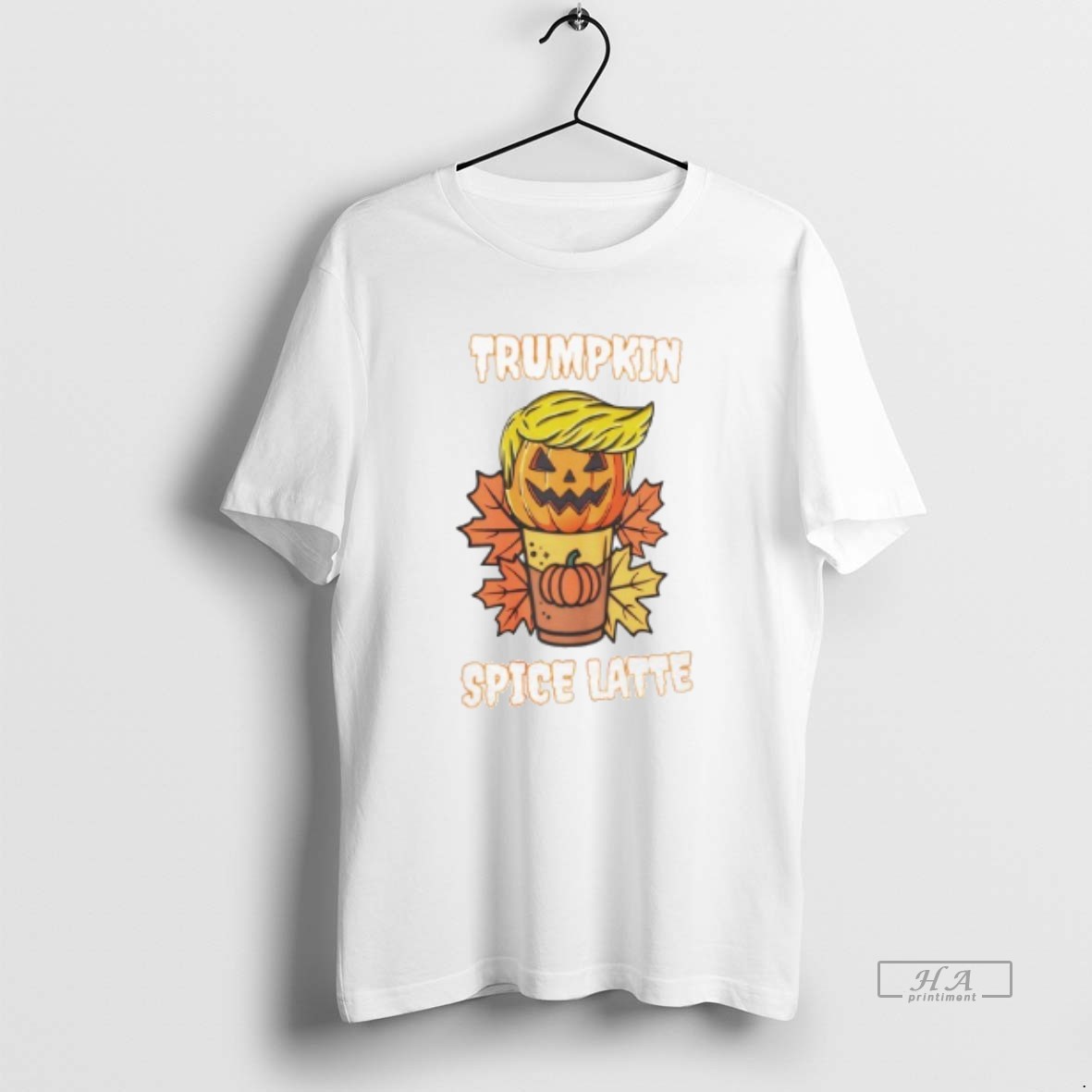 Official Trump Halloween Coffee Trumpkin Spice Latte Shirt