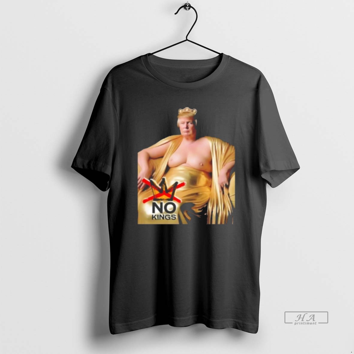 Official Trump Golden Thrones No Kings T Shirt