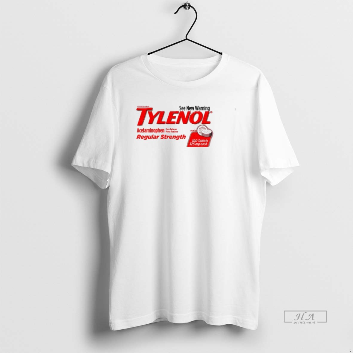 Official Tylenol Acetaminophen See New Warning Regular Strength Shirt