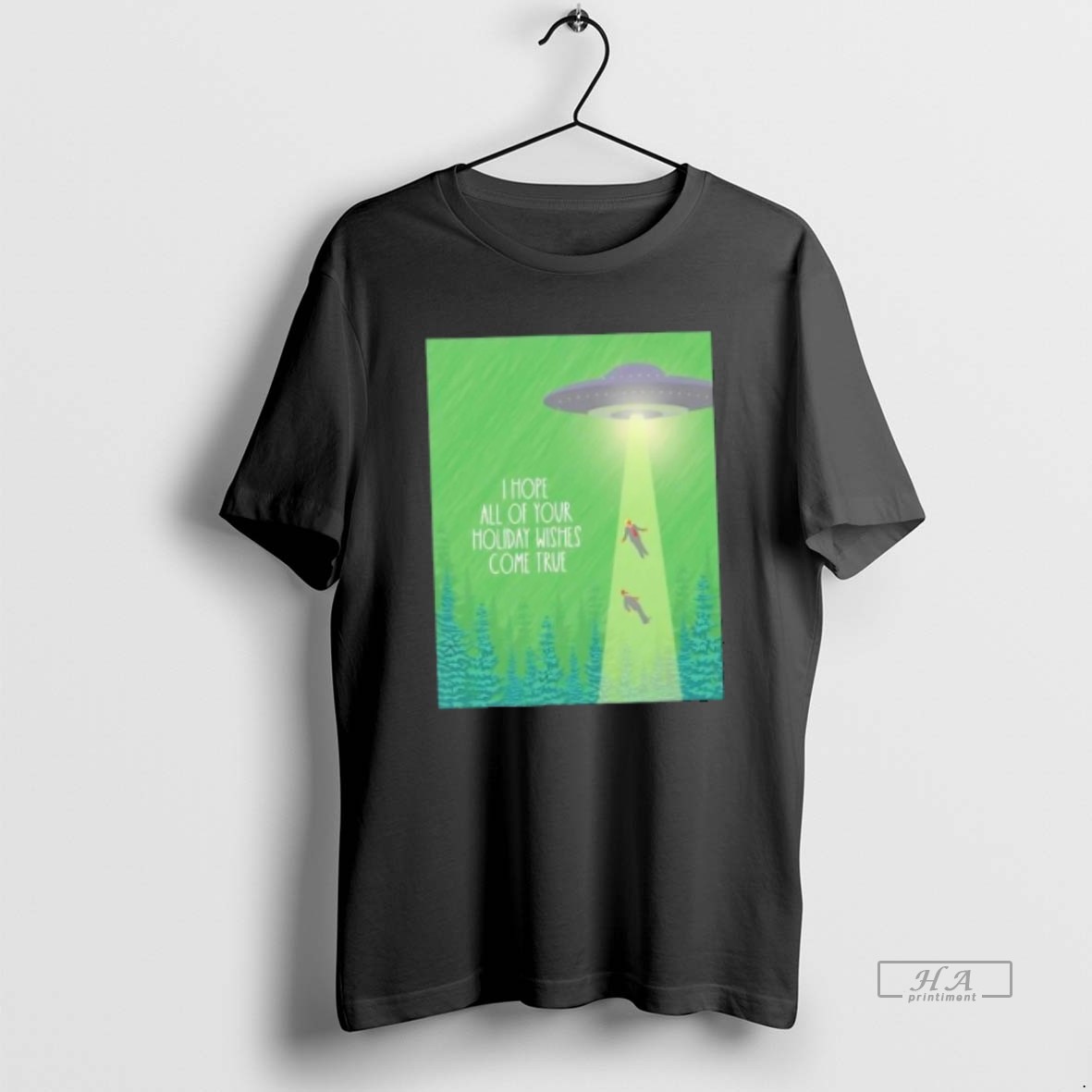 Official Ufo I Hope All Of Your Holiday Wishes Come True Shirt