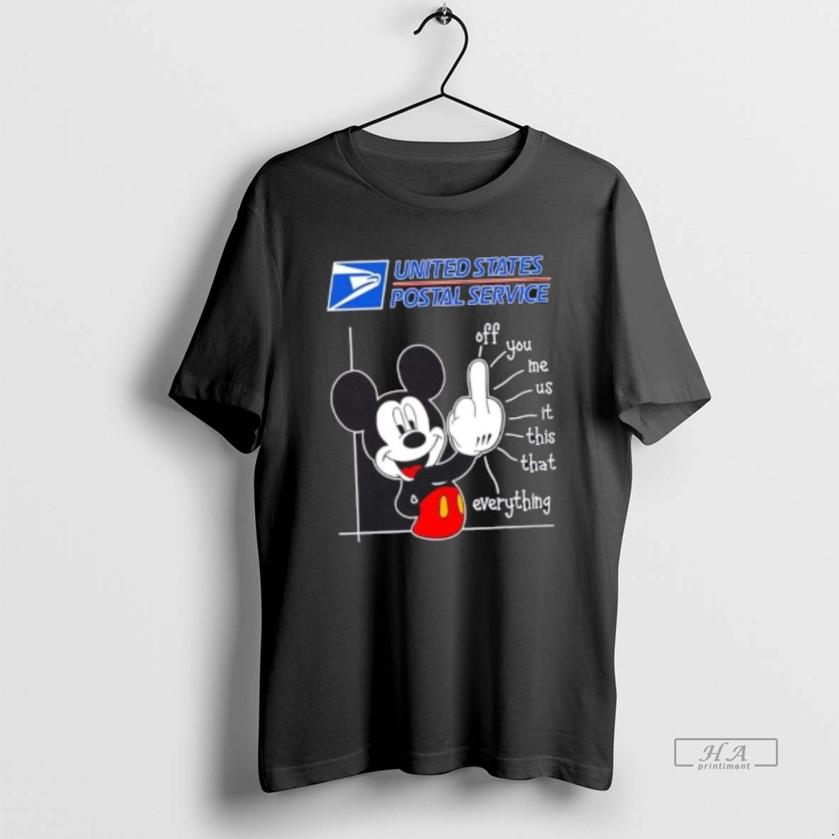 Official Usps X Mickey Fluff Off You Me Us It This That Everything Shirt