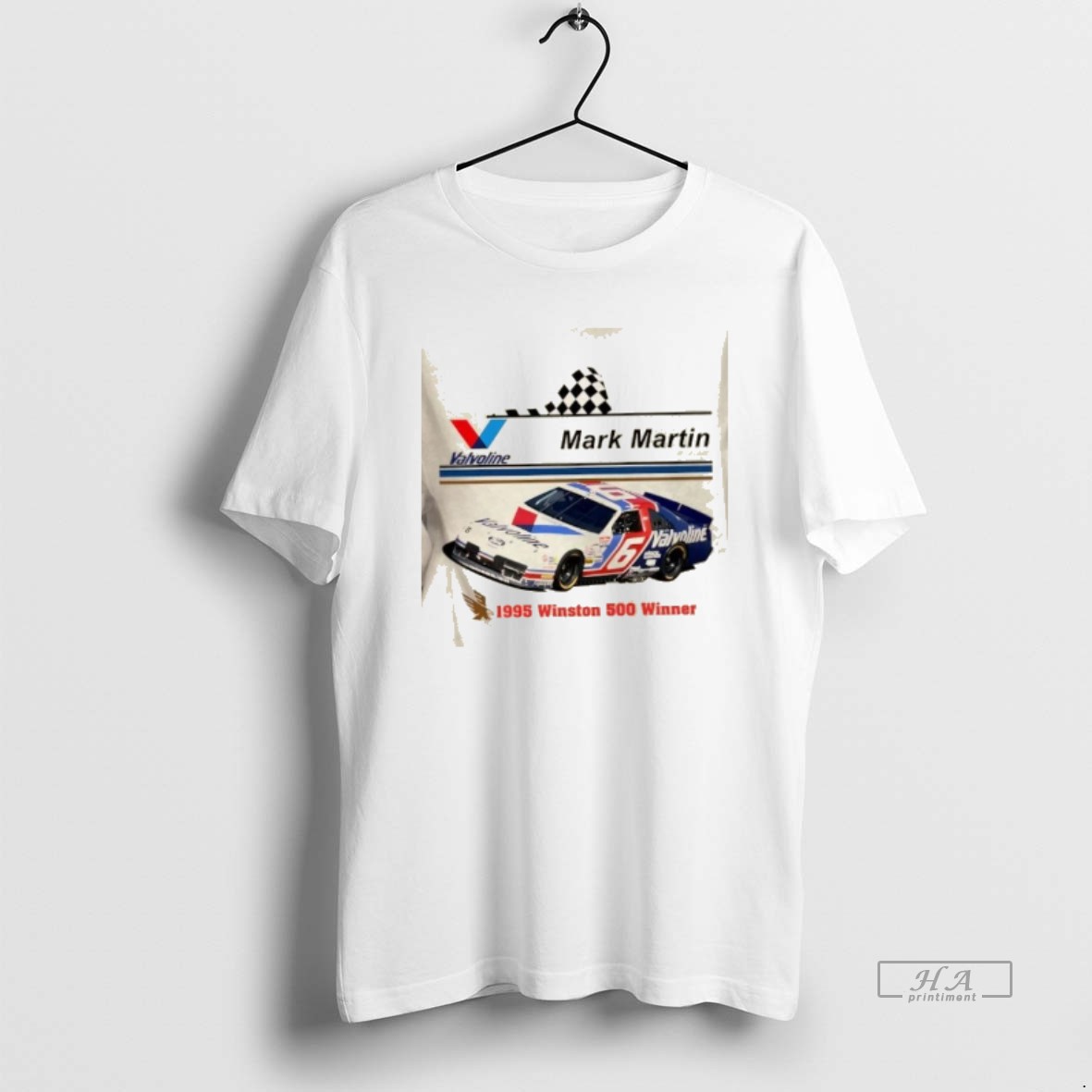 Official Valvoline Mark Martin 1995 Winston 500 Winner Shirt