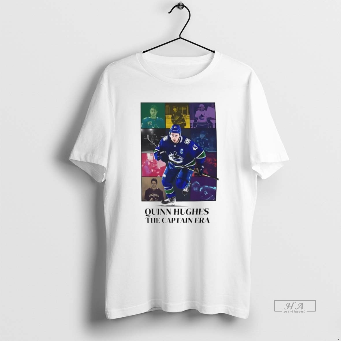 Official Vancouver Canucks Quinn Hughes The Captain Era Shirt