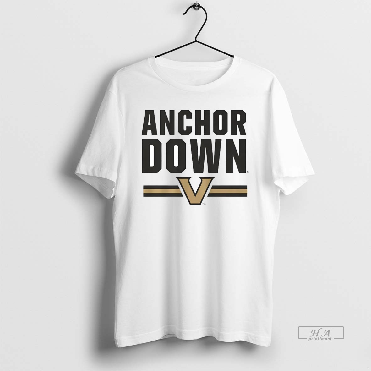 Official Vanderbilt Commodores Anchor Down Shirt