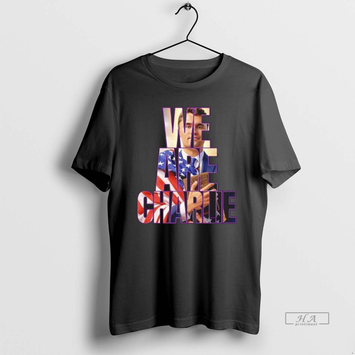 Official We Are Charlie Kirk American Flag Shirt