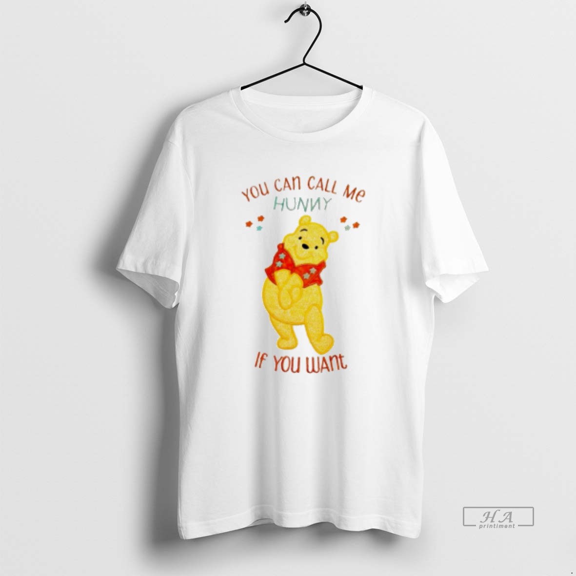 Official Winnie The Pooh You Can Call Me Hunny If You Want T Shirt