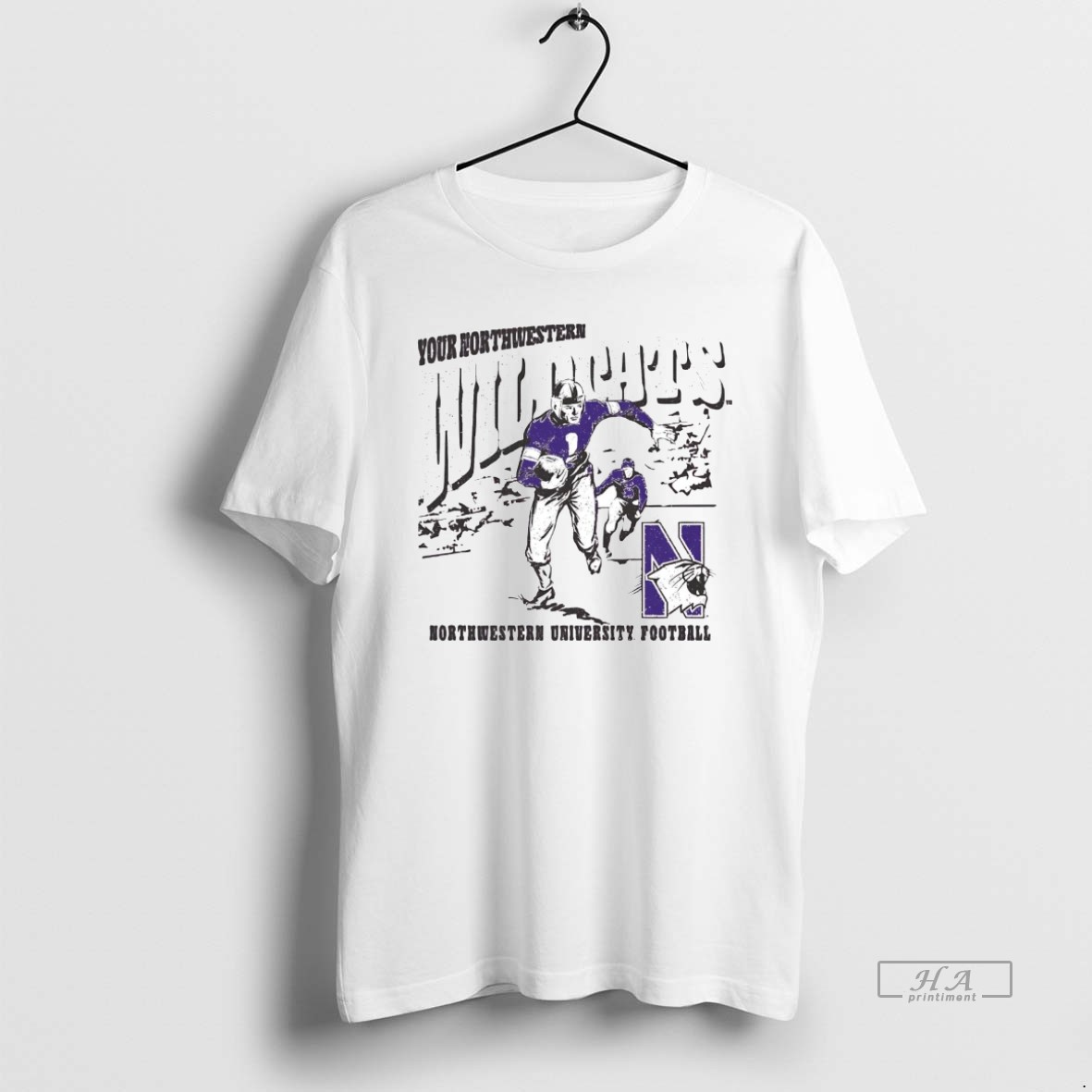 Official Your Northwestern Wildcats Player Running T Shirt
