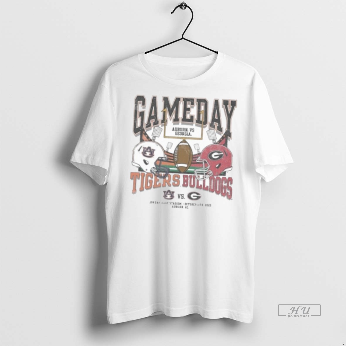 Officials 2025 Gameday Football Auburn Tigers Vs Georgia Bulldogs Tee Shirt Sweater Hoodie
