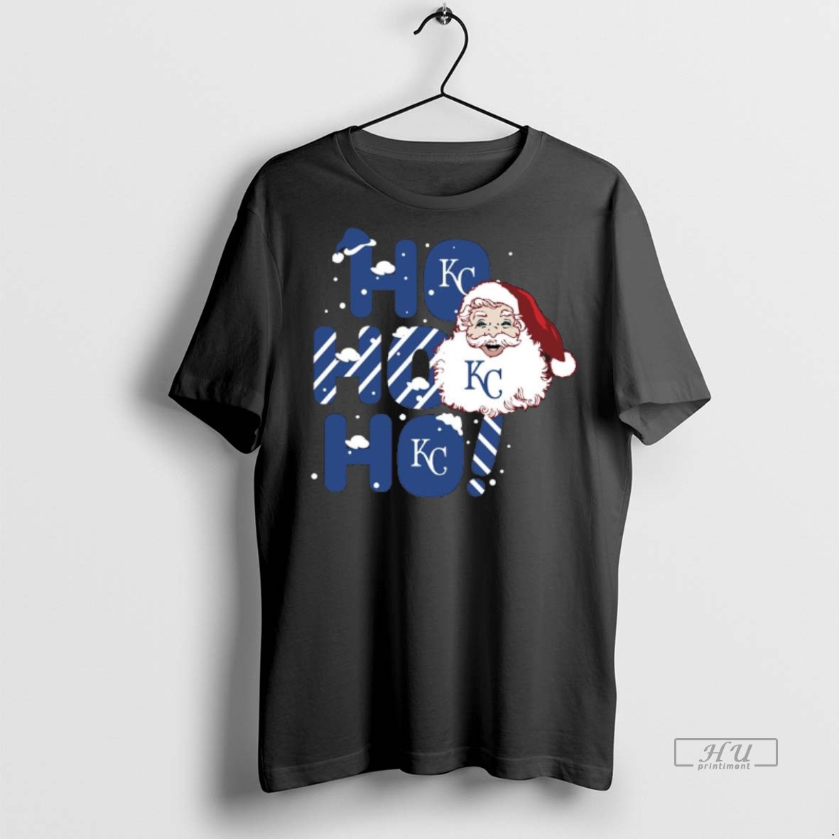 Officials 2025 Kansas City Royals Christmas Santa Ho Ho Ho Tee Shirt Sweater Hoodie