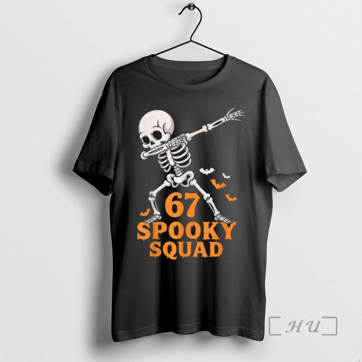 Officials 67 Spooky Squad 6 7 Numbers Six Seven Kids Skeleton T Shirt Sweater Hoodie