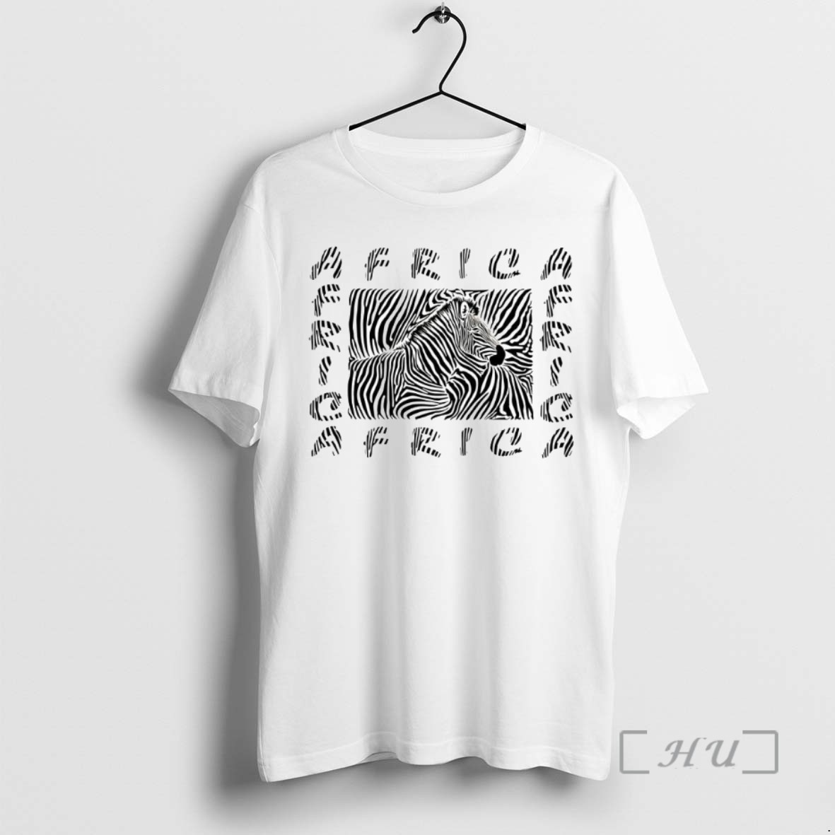 Officials Africa Zebra Motif Vintage Tee Sweater Hoodie