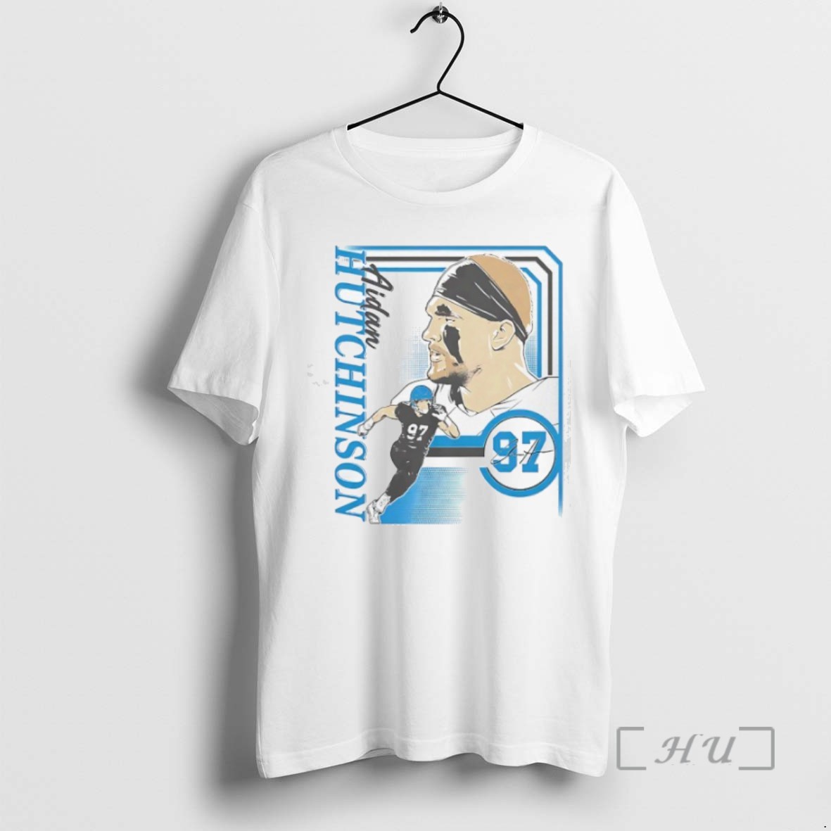 Officials Aidan Hutchinson Detroit Lions Football Signature Shirts Sweater Hoodie