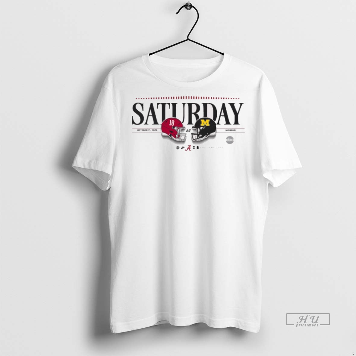 Officials Alabama Crimson Tide At Missouri Tigers Saturday October 11 2025 Helmets Football Tee Shirt Sweater Hoodie