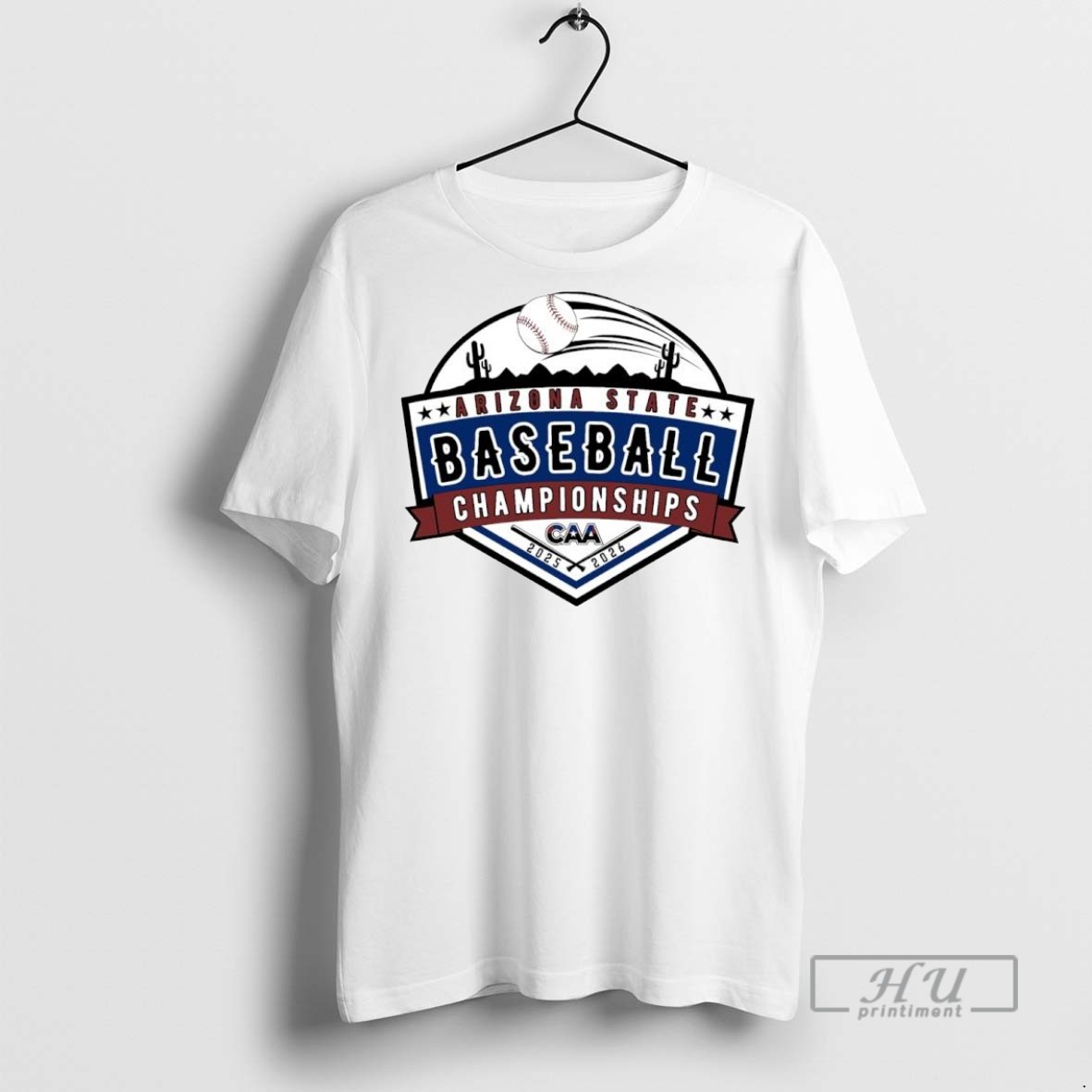 Officials Arizona State Baseball 2025 2026 Caa State Championship Ornaments T Shirt Sweatshirt