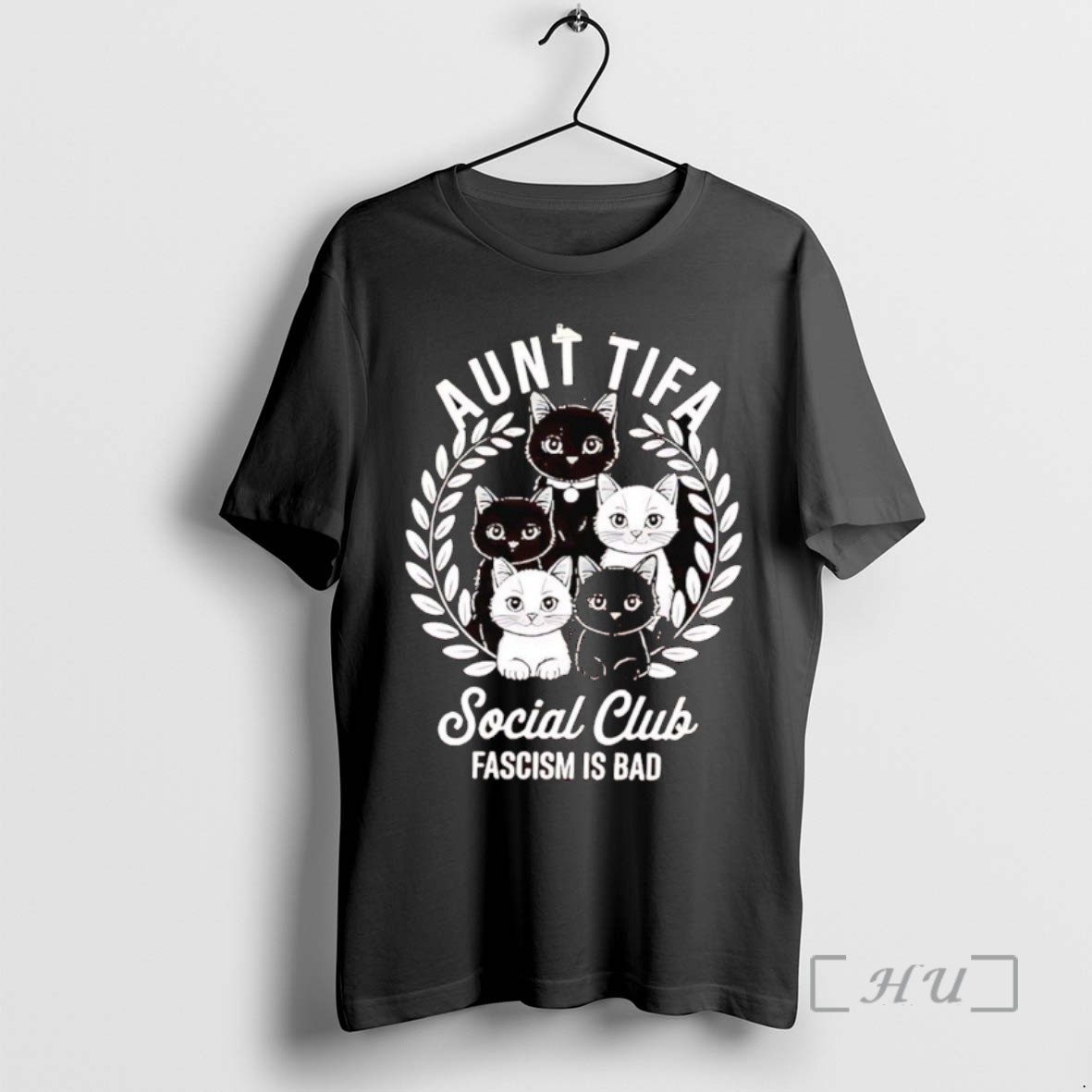 Officials Aunt Tifa Cats Social Club Fascism Is Bad T Shirt Sweater Hoodie