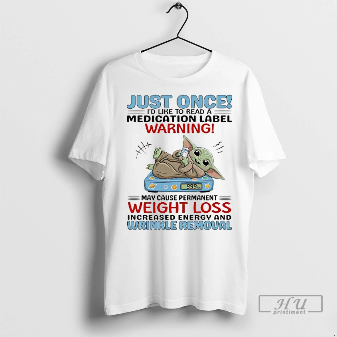 Officials Baby Yoda Just Once Id Like To Read A Medicattion Label Warning T Shirts Sweatshirt