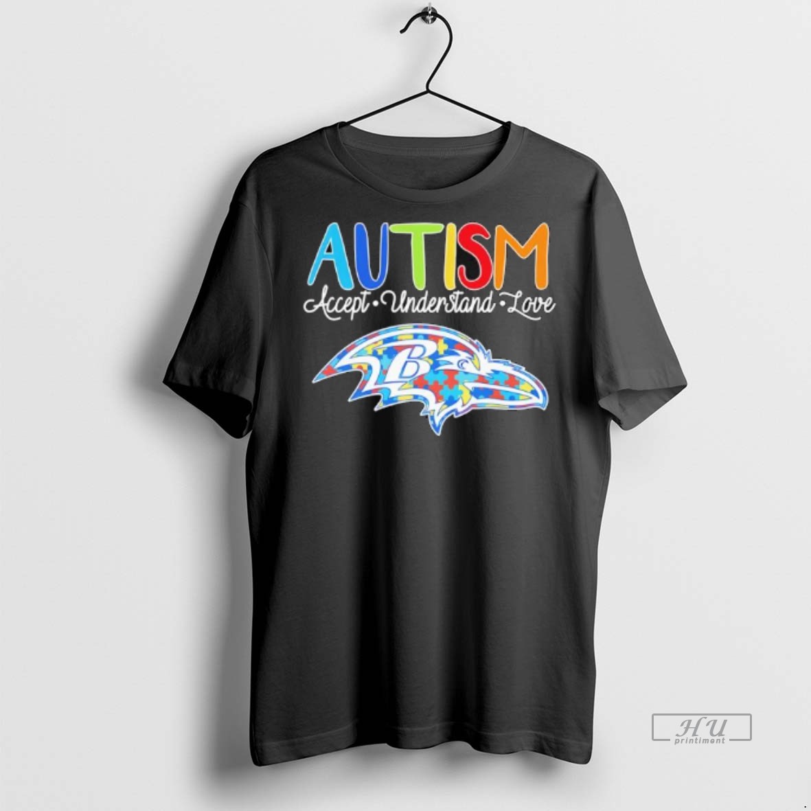 Officials Baltimore Ravens Autism Accept Understand Love Tee Shirt Sweater Hoodie