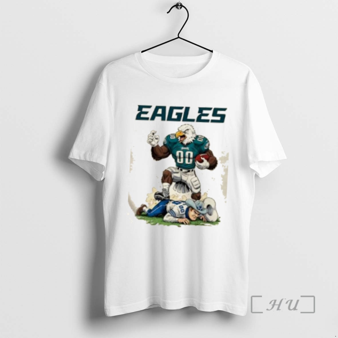 Officials Battle Mascots Philadelphia Eagles Beat Dallas Cowboys T Shirts Sweater Hoodie