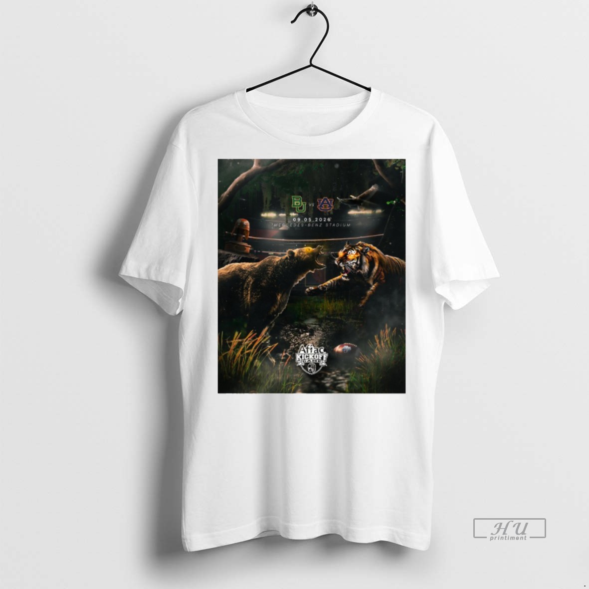 Officials Baylor Bears Vs Auburn Tigers 2026 Aflac Kickoff Game September 5 2026 At Mercedes Benz Stadium Tee Shirt Sweater Hoodie