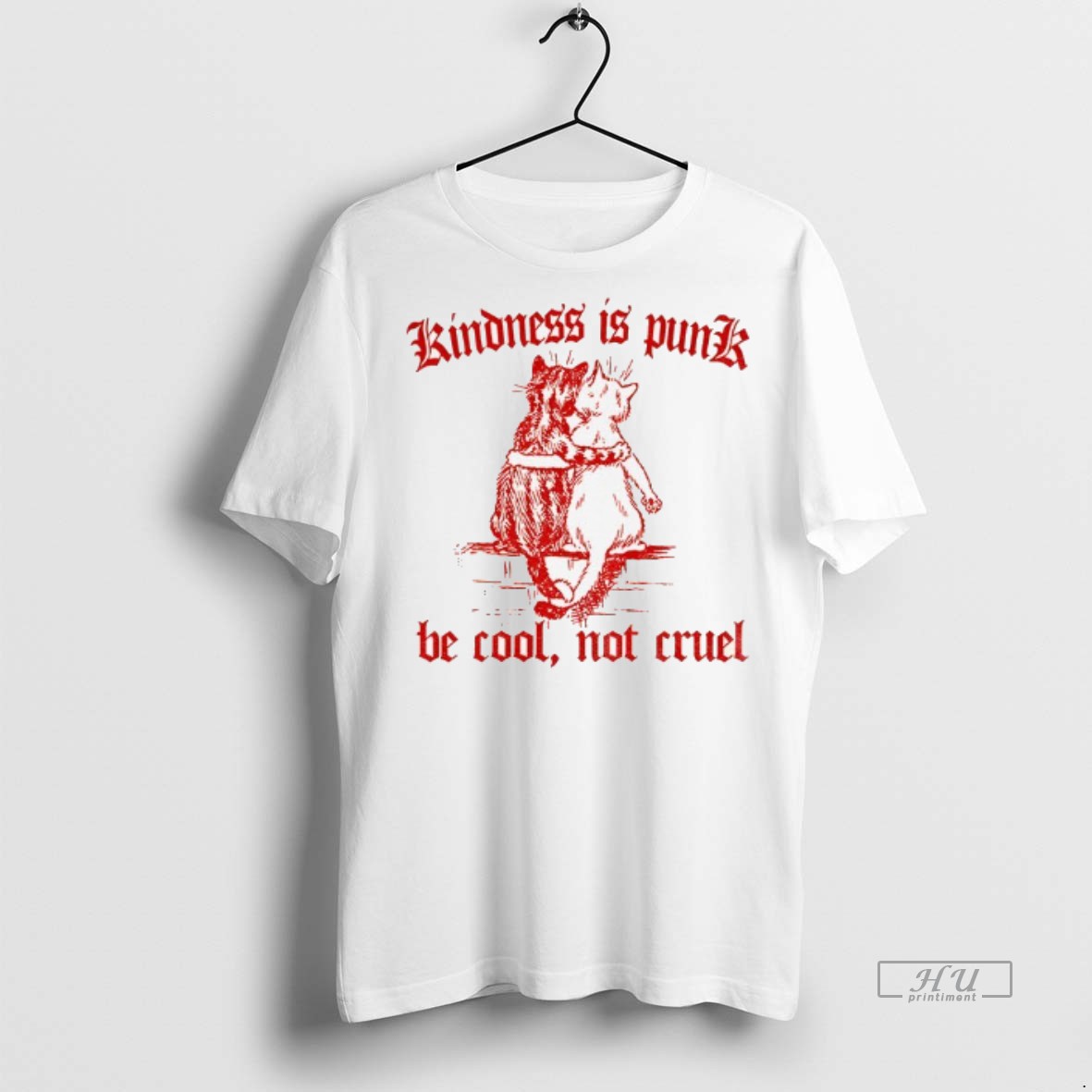 Officials Be Cool Not Cruel Cat Kindness Is Punk Tee Shirt Sweater Hoodie