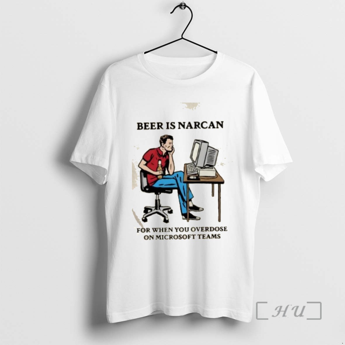 Officials Beer Is Narcan For When You Overdose On Teams Cartoon T Shirt Sweater Hoodie