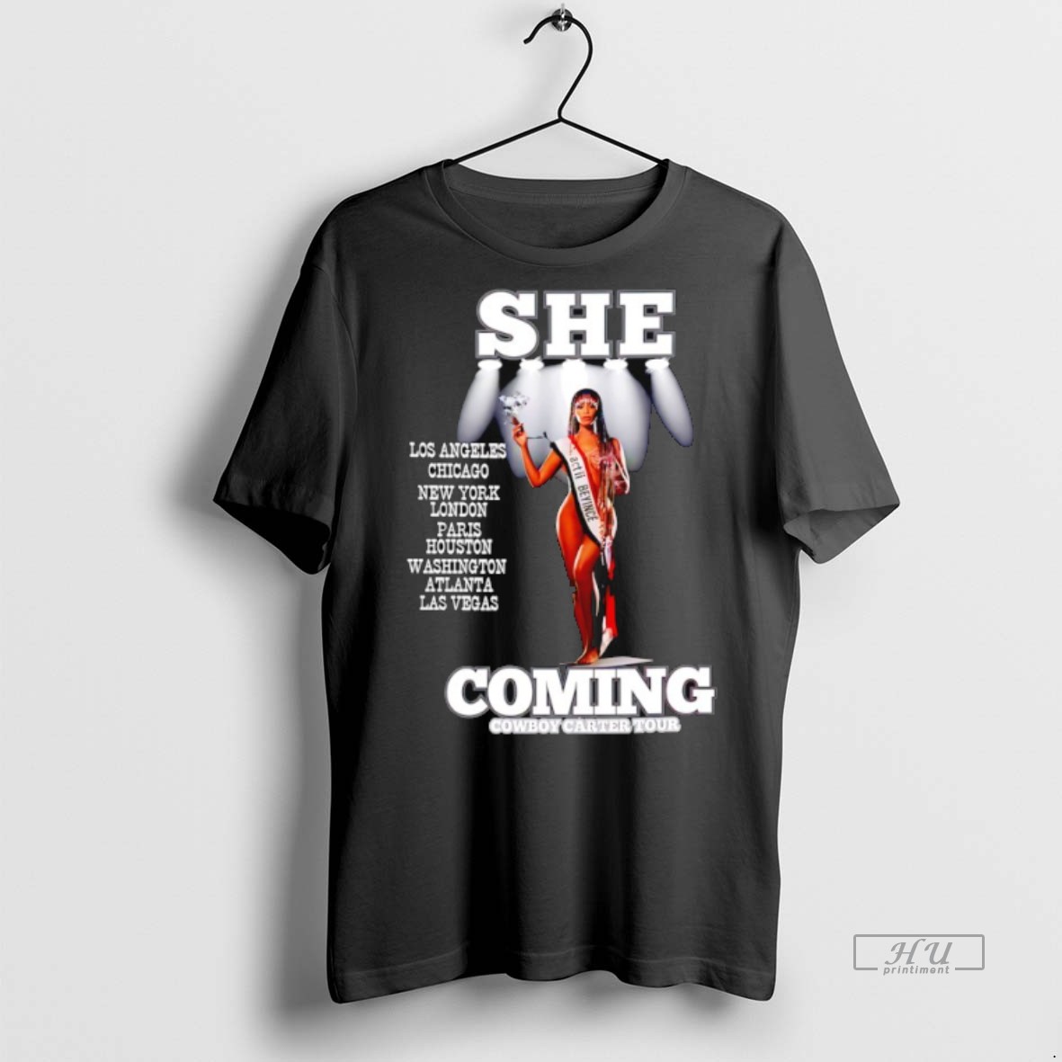 Officials Beyonce She Coming Cowboy Carter Tour Washington Dc T Shirt Sweater Hoodie