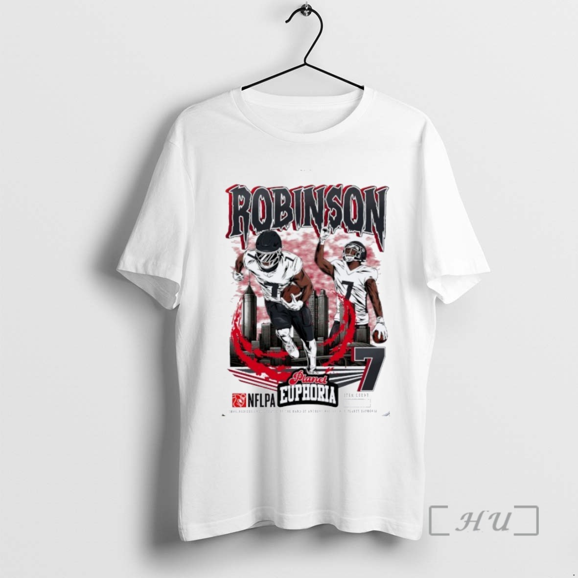 Officials Bijan Robinson Planet Euphoria Nflpa T Shirts Sweater Hoodie