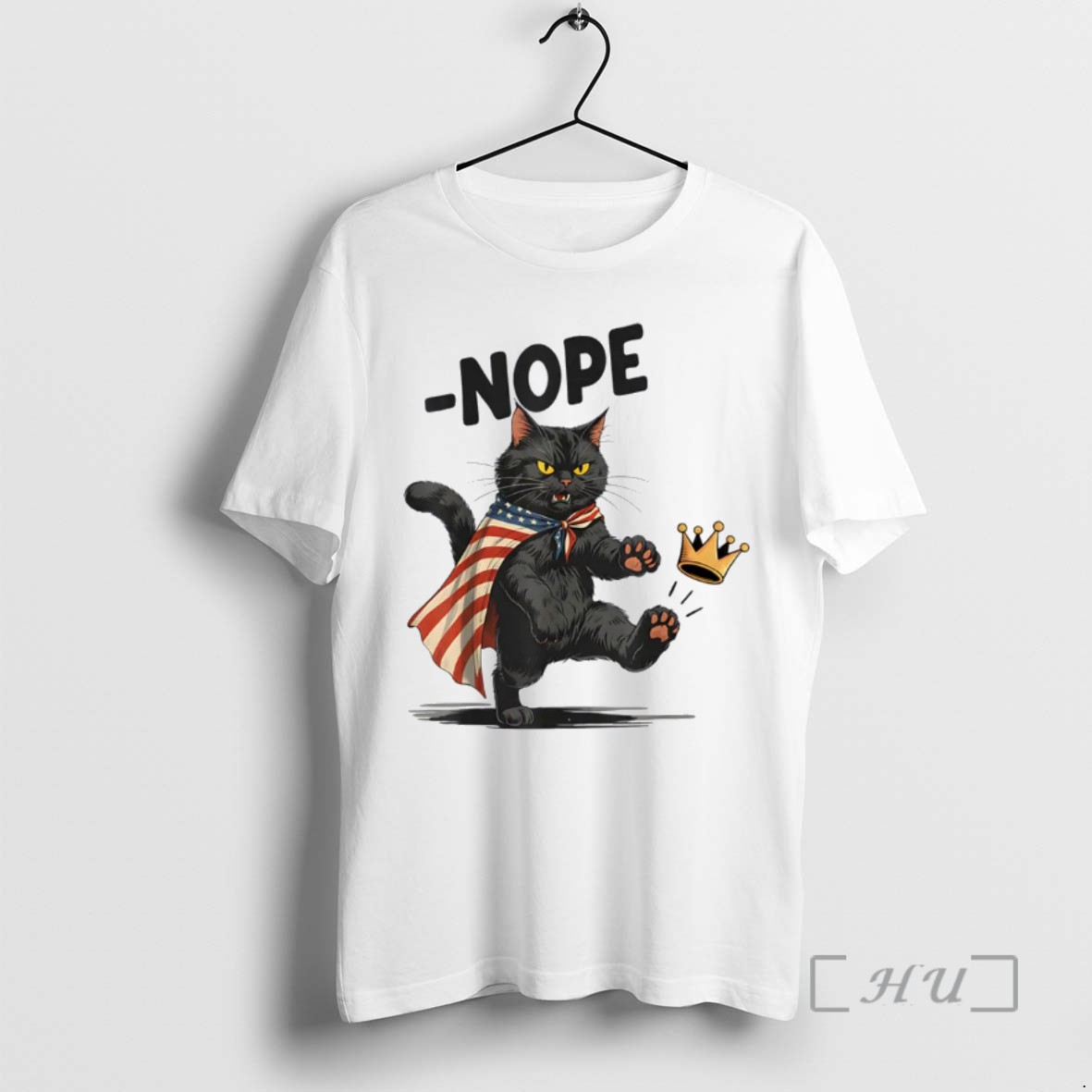 Officials Black Cat No Kings October 18 No Kings Day T Shirt Sweater Hoodie