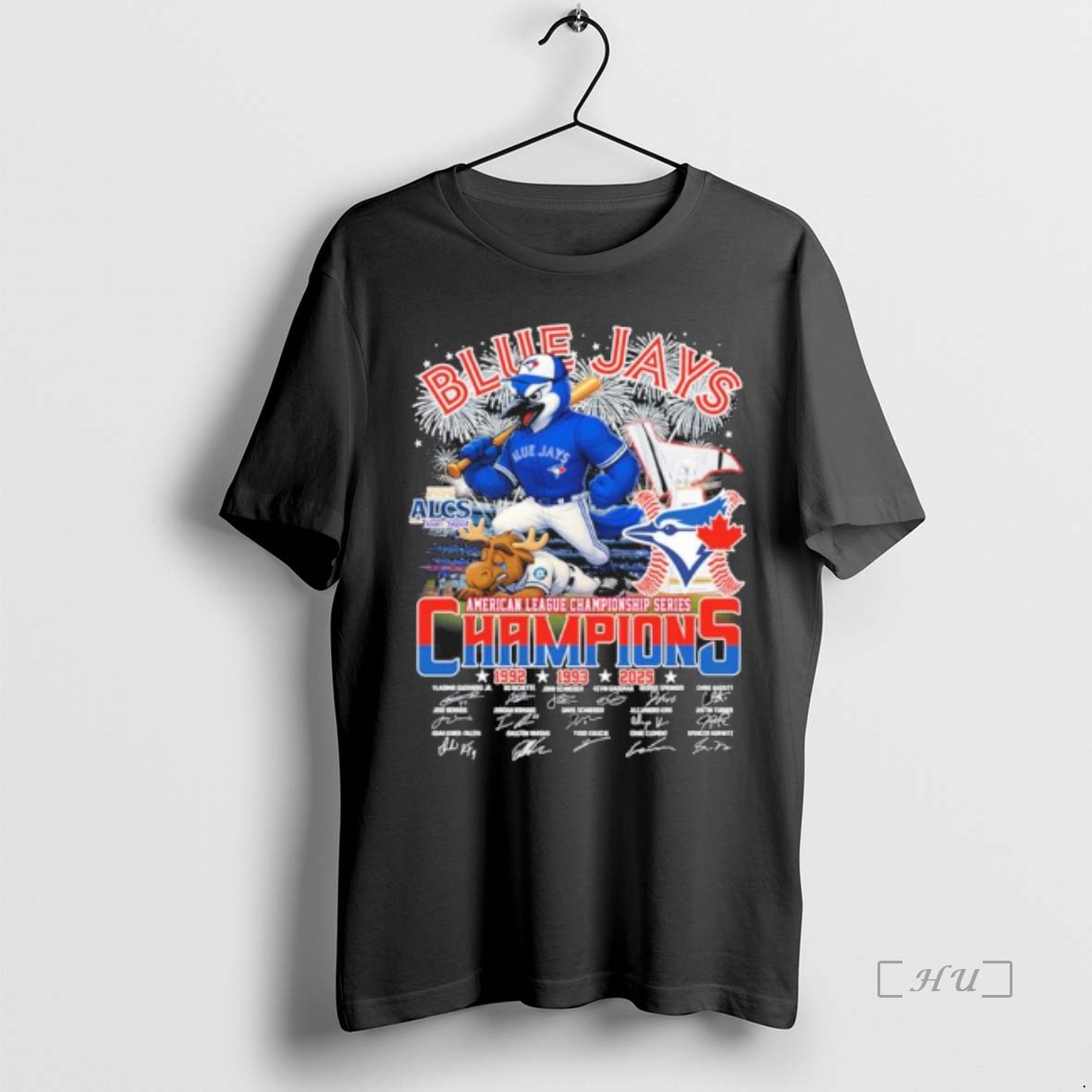 Officials Blue Jays Mascot Defeat Mariners Alcs Champions T Shirt Sweater Hoodie