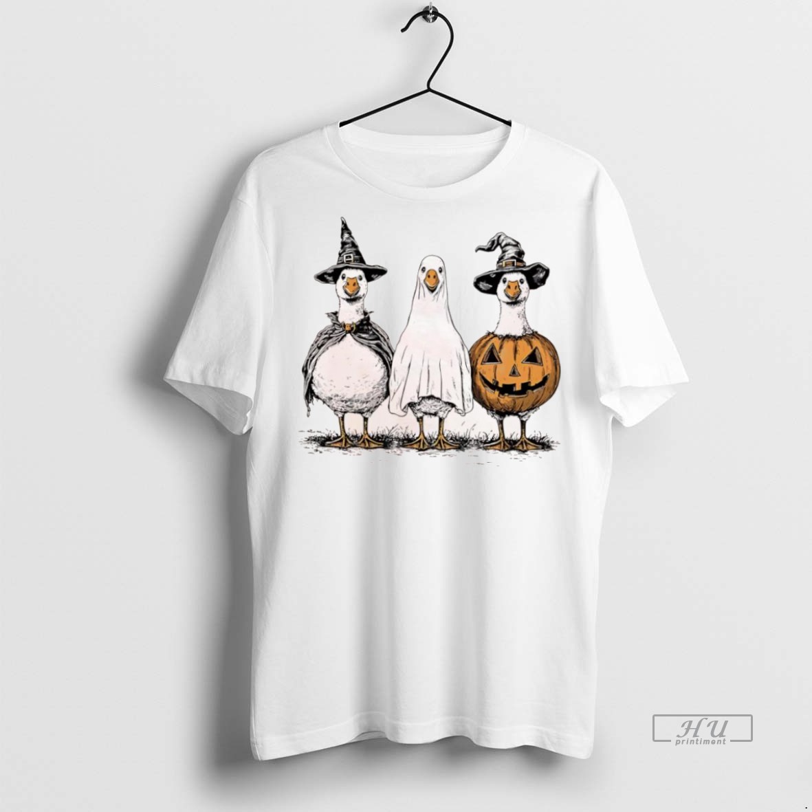 Officials Boo Ghost Goose Retro Halloween Logo Tee Shirt Sweater Hoodie