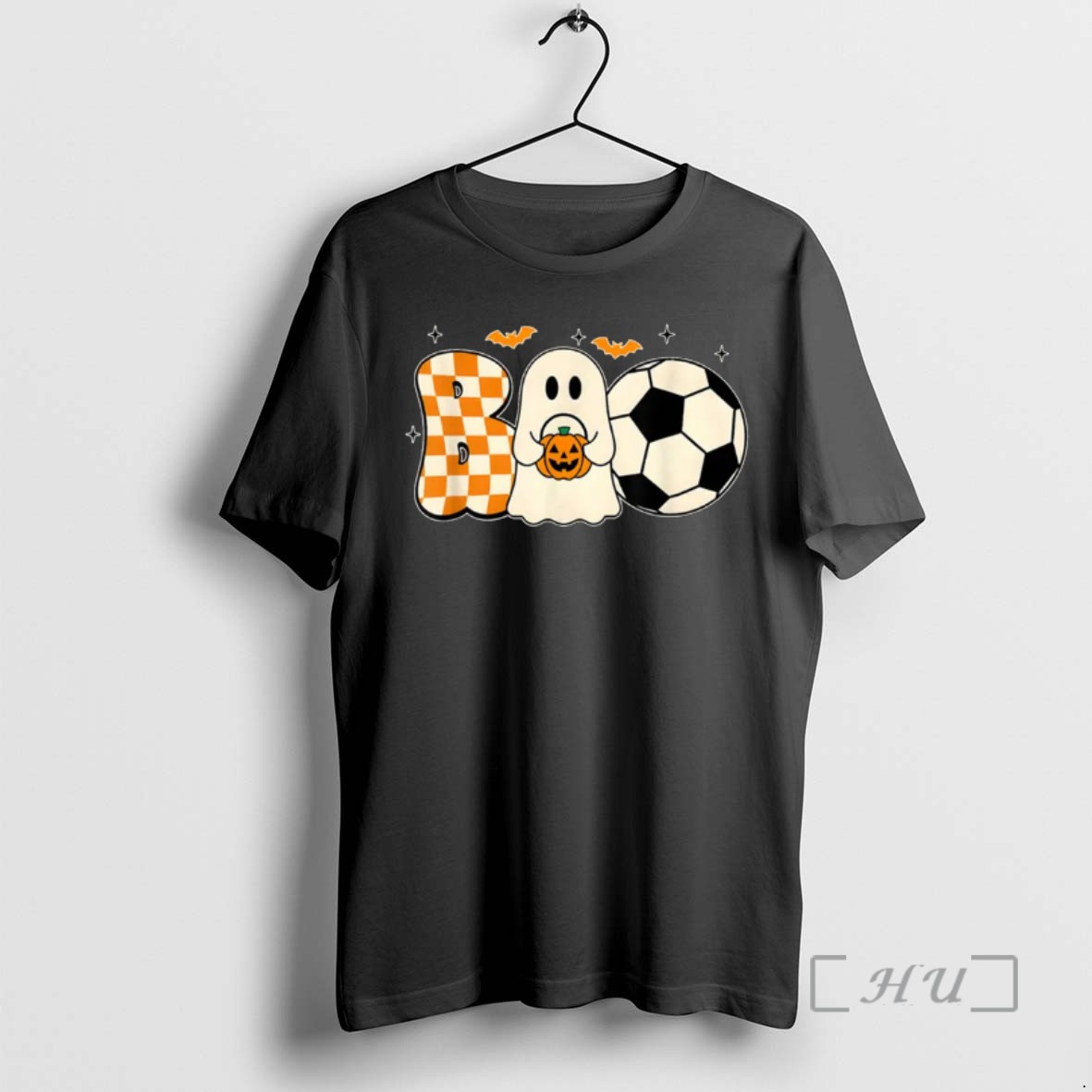 Officials Boo Ghost Playing Soccer Halloween Players Trick Or Treat T Shirt Sweater Hoodie