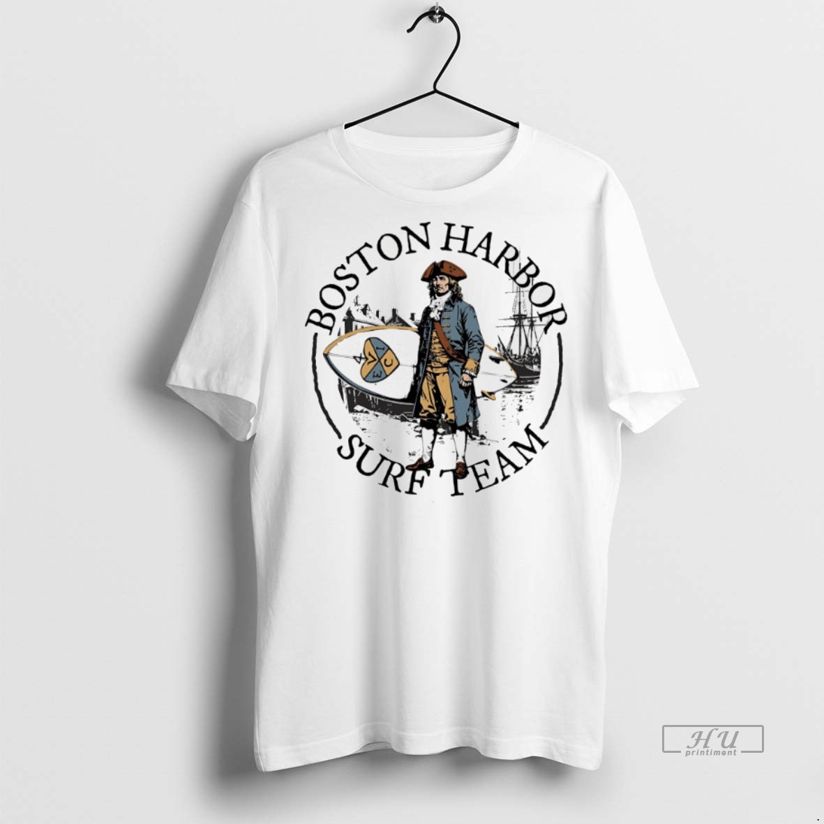 Officials Boston Harbor Surf Team Graphic Tee Shirt Sweater Hoodie