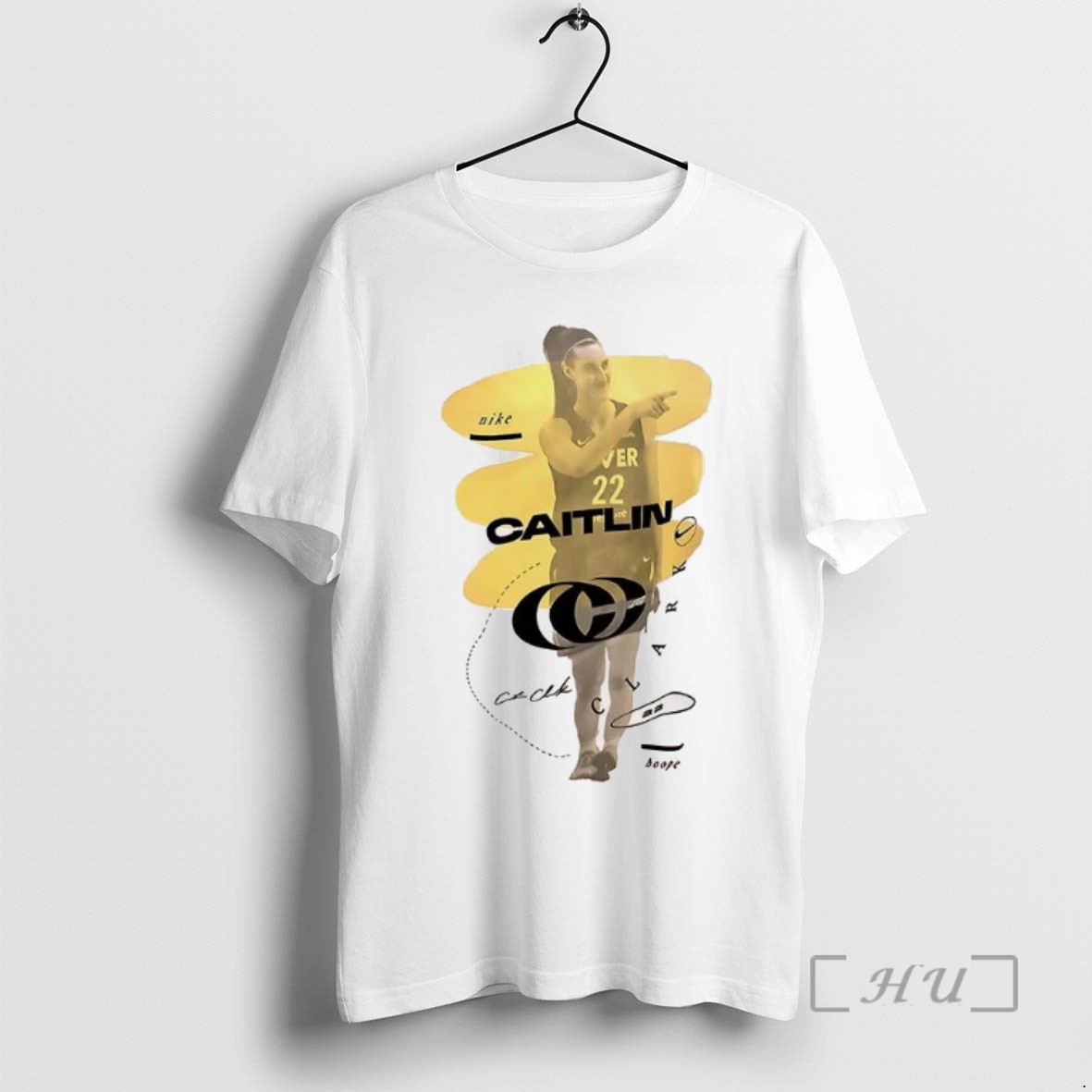 Officials Caitlin Clark Hoope Logo Signature Shirts Sweater Hoodie