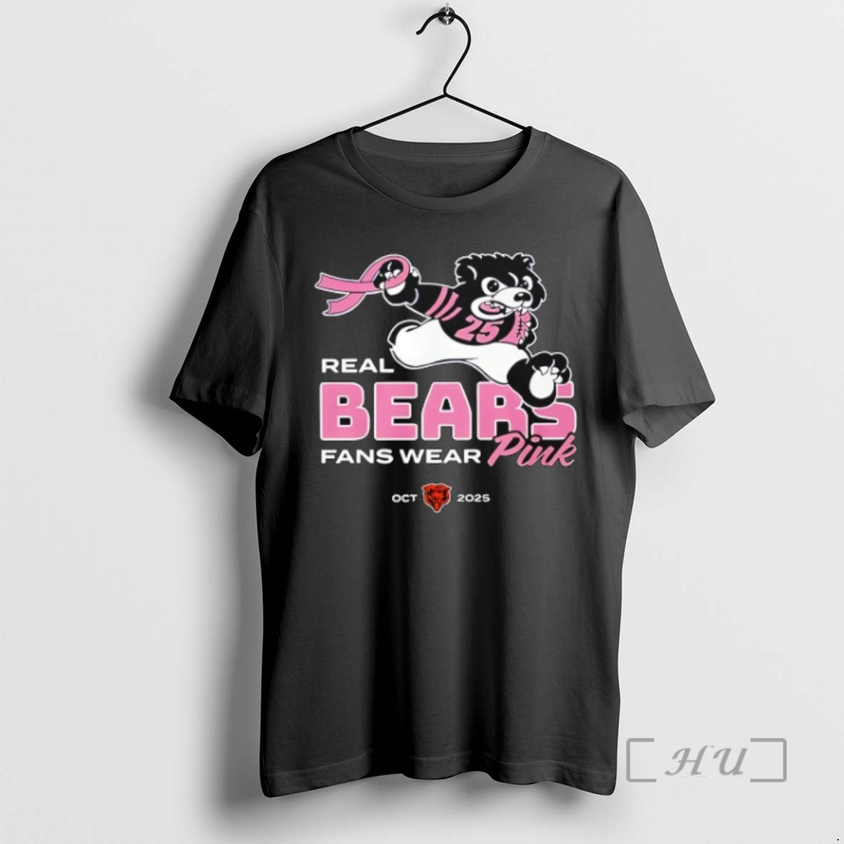 Officials Caleb Williams Real Bears Fans Wear Pink 2025 T Shirt Sweater Hoodie