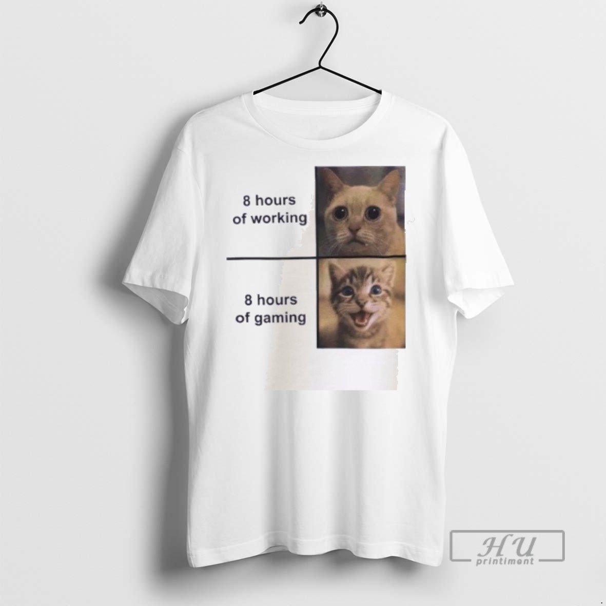 Officials Cat 8 Hour Of Working 8 Hours Of Gaming T Shirt Sweatshirt