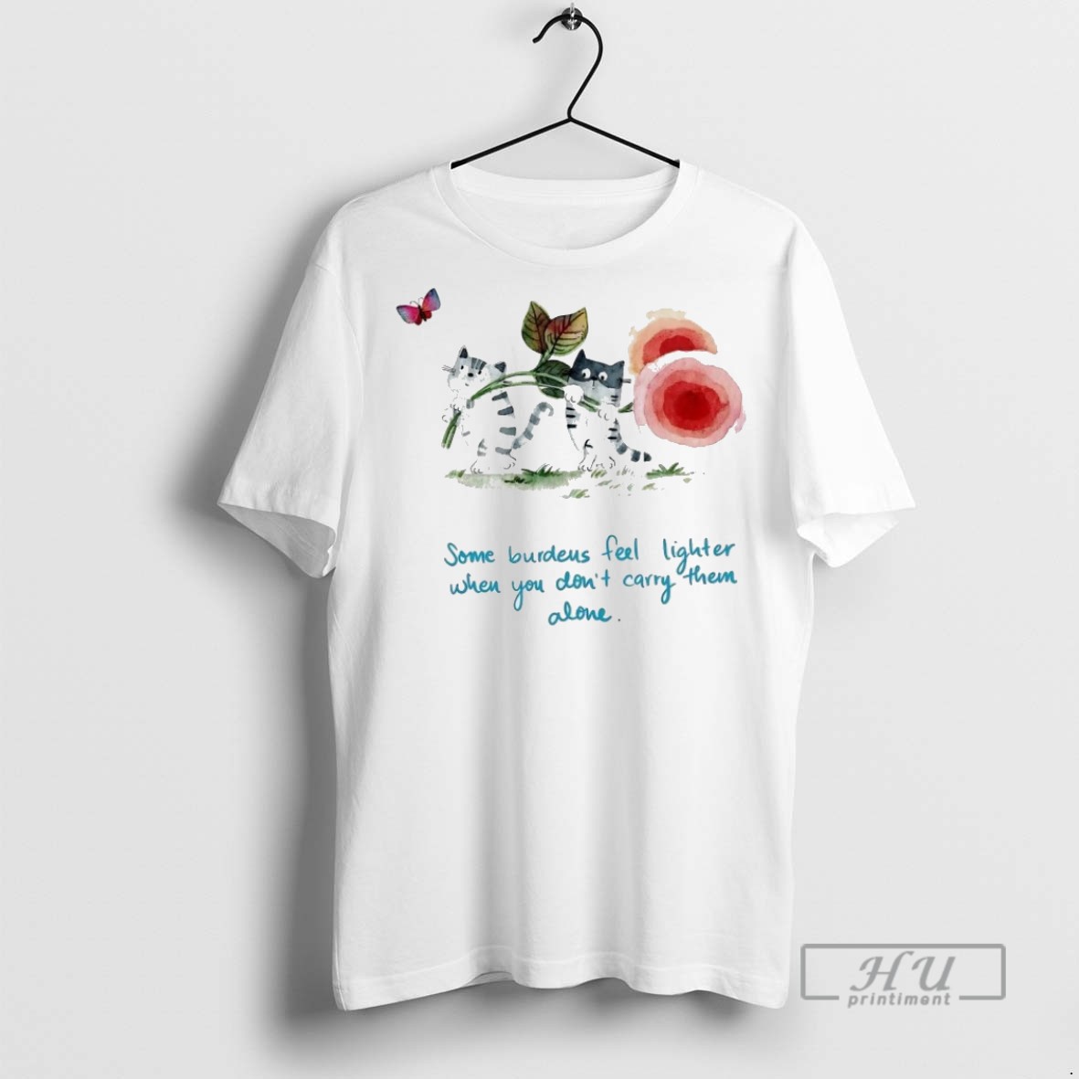 Officials Cat Some Burdens Feel Lighter When You Dont Carry Them Alone T Shirt Sweatshirt
