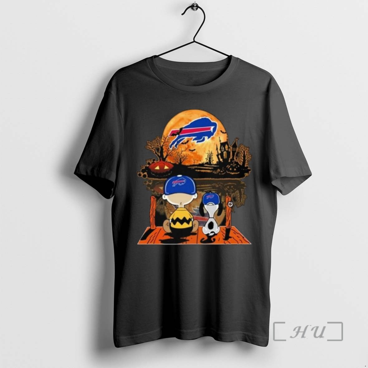 Officials Charlie Brown And Snoopy Watching Buffalo Bills Team Halloween 2025 Long Sleve Shirts Sweater Hoodie
