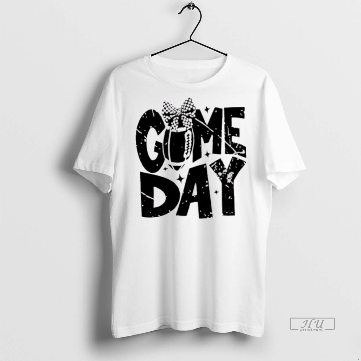Officials Checkered Bow Football Game Day Tee Shirt Sweater Hoodie